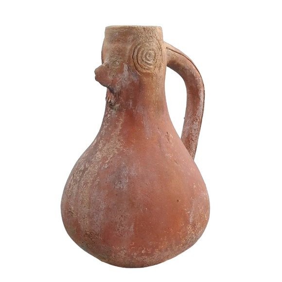 Pre-Columbian Artifact Inca Pottery Storage Vessel Urn Chancay Peru 1000-1400 AD - Picture 2 of 12